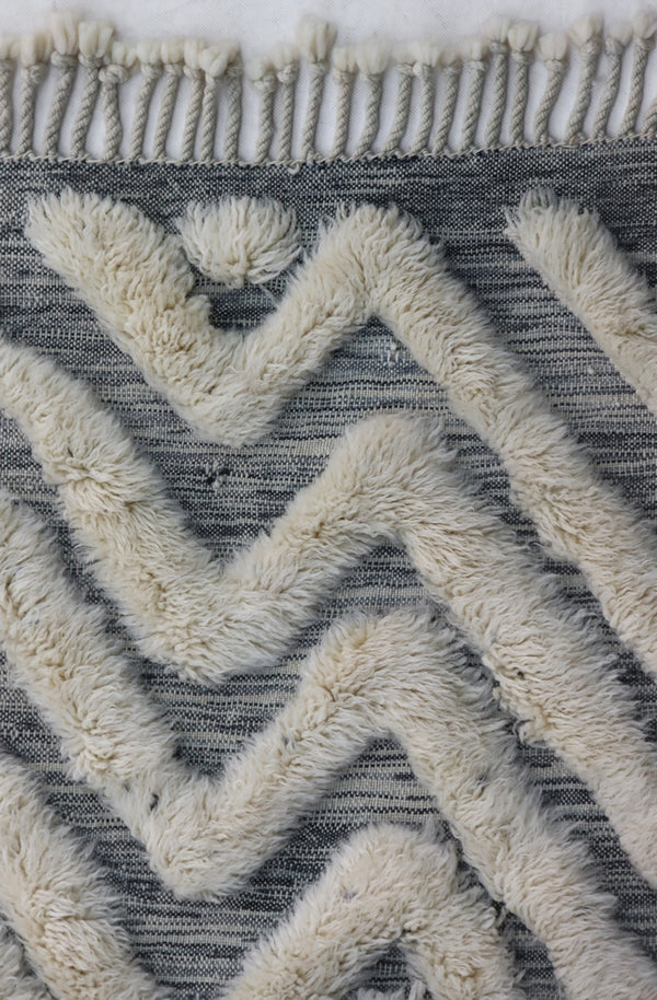 11' 8" x 8' Peaks and Valleys Moroccan Area Rug