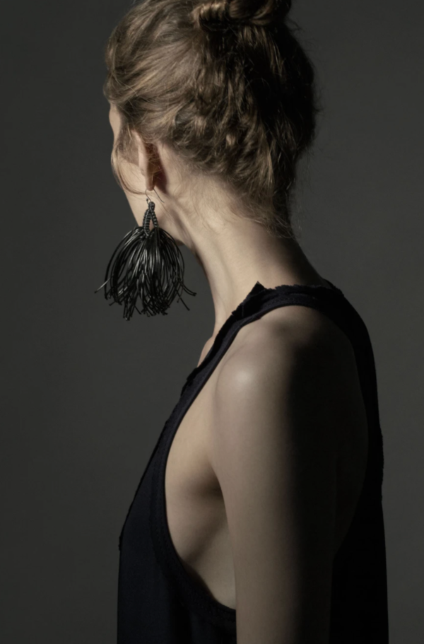 Natural Calamar Earrings